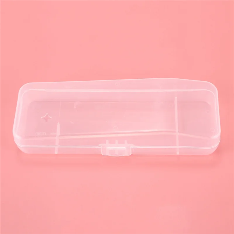 A83X-3 Pcs Travel Double Edge Razor Storage Box Men Shaver Case Razor Accessories Transparent Razor Holder