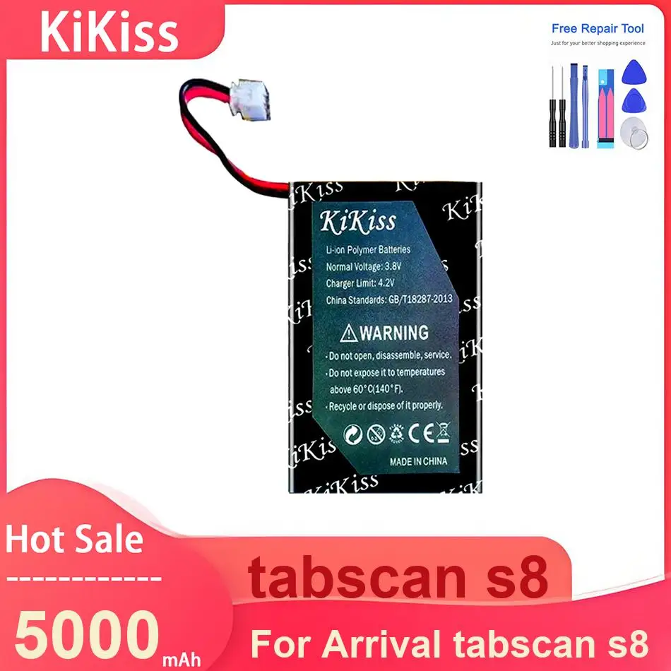 

Аккумулятор KiKiss для Arrival Tabscan S8, аккумуляторы Tabscan S8 5000 мАч
