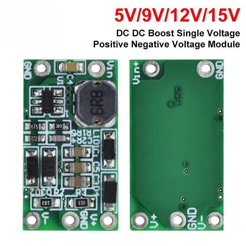 20PCS DC-DC Boost Positive Voltage Negative Voltage Module DC-DC 3V-14V to 5V 9V 12V 15V 100MA to Positive Negative Power Supply