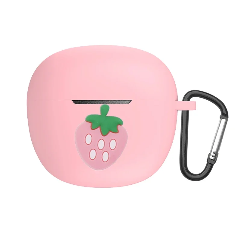 الكرتون ل QCY HT03 TWS حافظة مضحك الكلب القط/زهرة سيليكون سماعة لاسلكية تعمل بالبلوتوث سماعات غطاء ل qcyht03 حماية