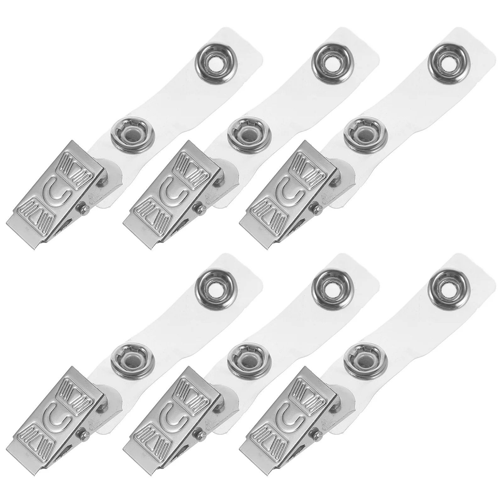 

100pcs Holder Clip Plastic Name Tag Clips Id Card Holder For Work Badge Nurse Office Staff Portable Serrated Alligator Clip Name