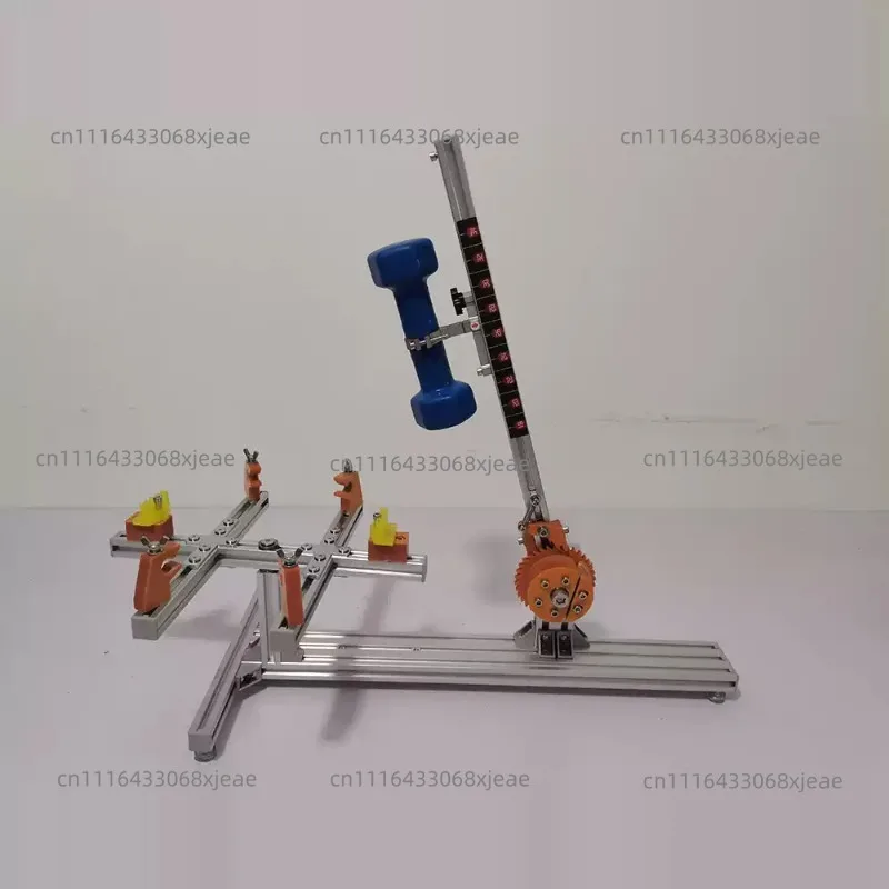 Heavy hammer badminton racket threading machine/wire pulling machine/racket support device