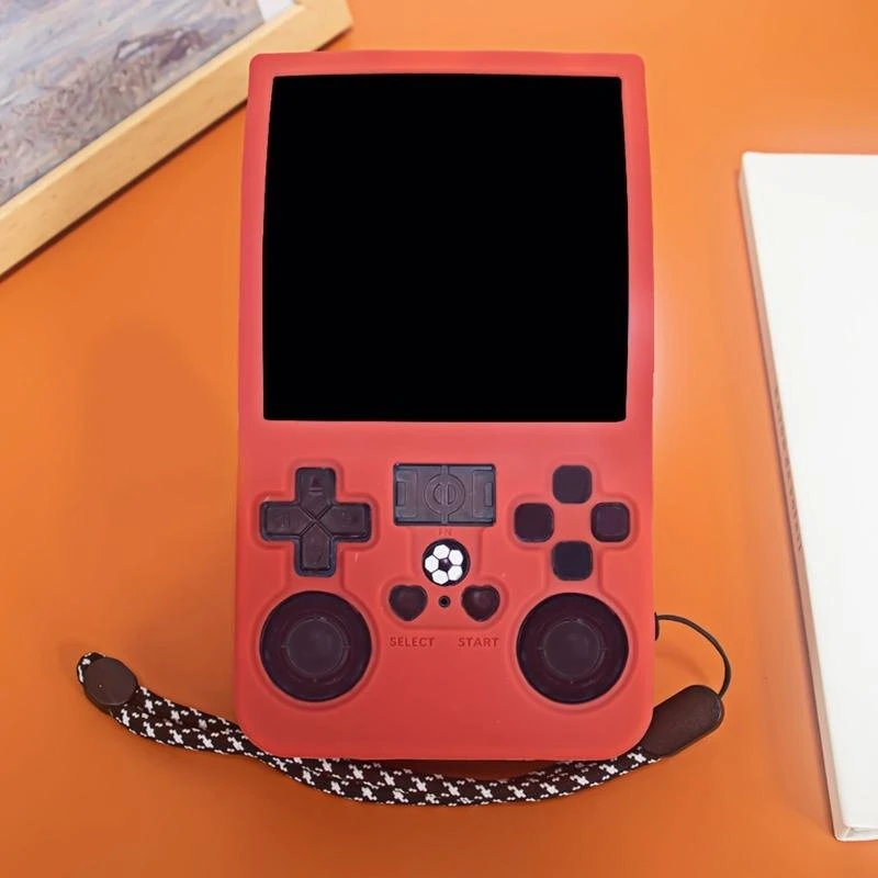 Y2GD Gamepad Dustproof Housing with Lanyard Silicone Protector Cover for R36 Scratchproof Game Console Protective Case