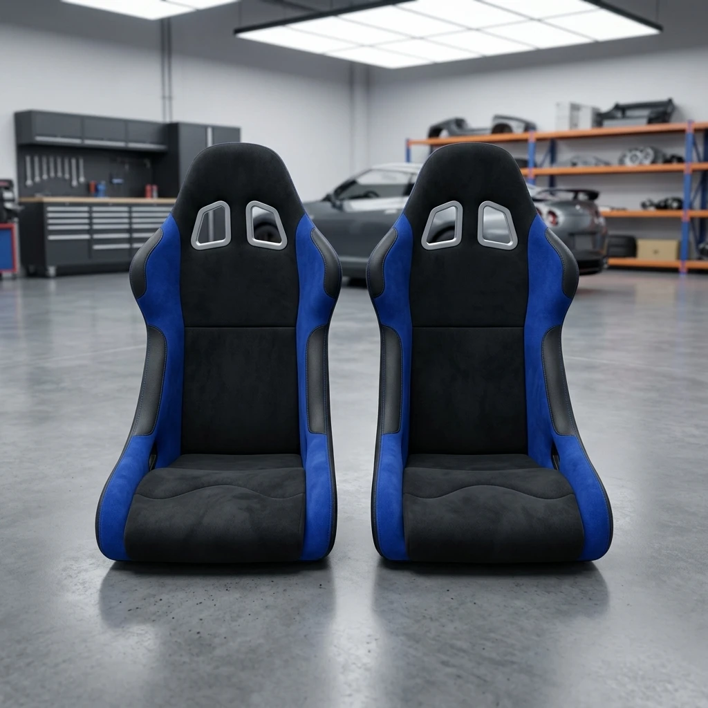 1015 Leather Universal Sport Racing Car Seat-Comfortable Waterproof Racing Seat