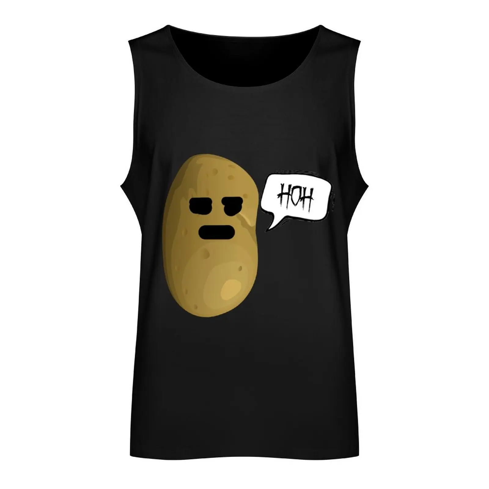 Phasmophobia Potato Tanglewood Tank Top Men's summer t-shirt clothes for men T-shirts men