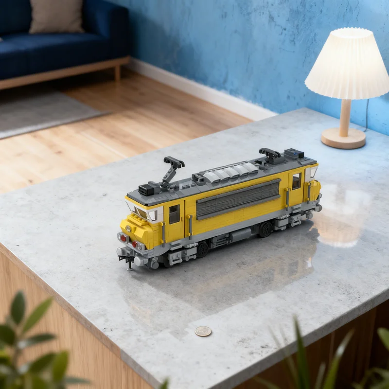

847pcs MOC Dutch NS Locomotive Train Model Building Blocks DIY Gift Creative Collectible Display Decor Premium Adult Kids Desk