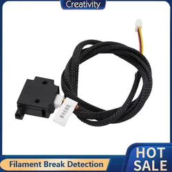 Impressora 3D Filament Break Detection Module, Run-Out Sensor Material, Runout Detector, 1m Cabo, Ender3, CR10, ELF