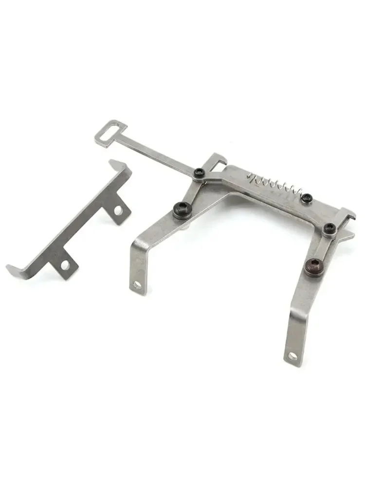 Edelstahl-Cab-Lock-Fang-Baugruppe für TAMIYA 1/14 Scania Benz MAN Volvo RC Anhänger LKW Traktor Auto Ersatzteile
