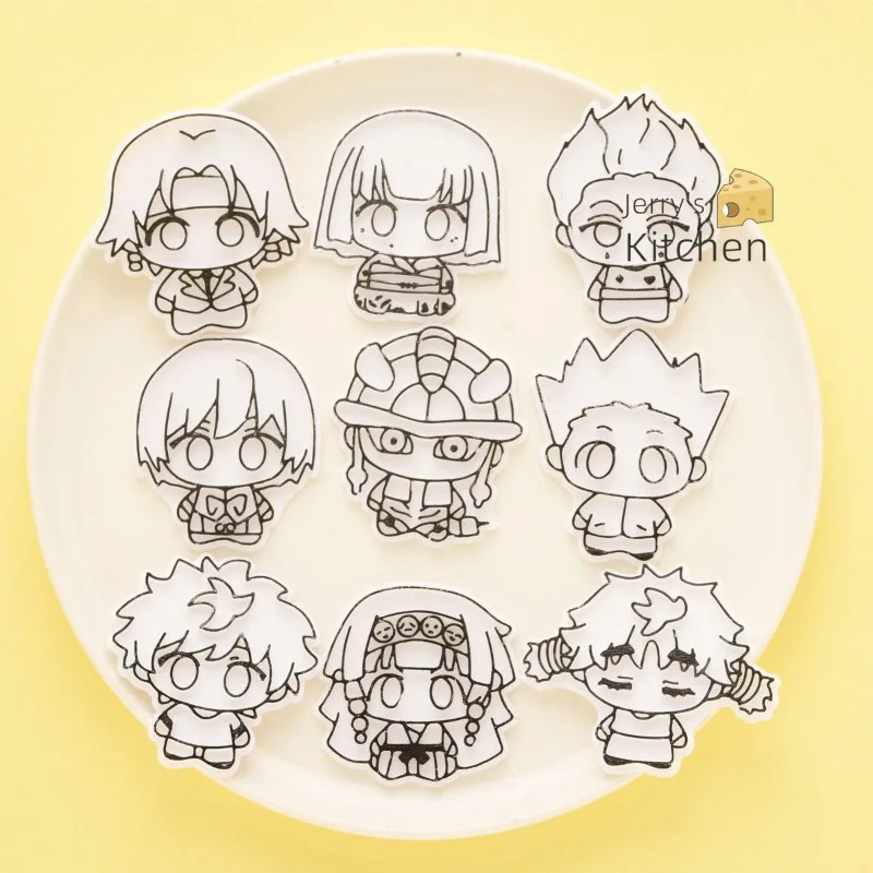 Full Time Hunter Kurapika Character Styling Cake Mold Anime Mold Biscuit Kitchen Candy Chocolate Decoration Baking Tool Gifts