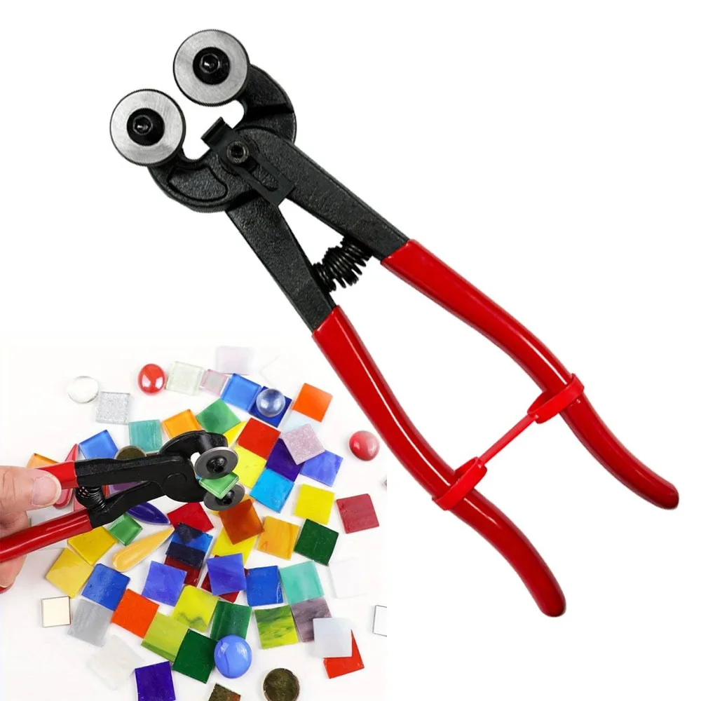 

Wheeled Tile Pliers Cutting Tools Ceramic Breaking Pliers For Diy Glass/Ceramic Cutter Hand Tool 1Pc Portable Glass Tile Nippers