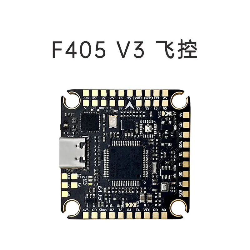 

Полетный контроллер Aocoda F405 V3, встроенный OSD + черный ящик + барометр, гироскоп ICM42688P, входное напряжение 3-6S.