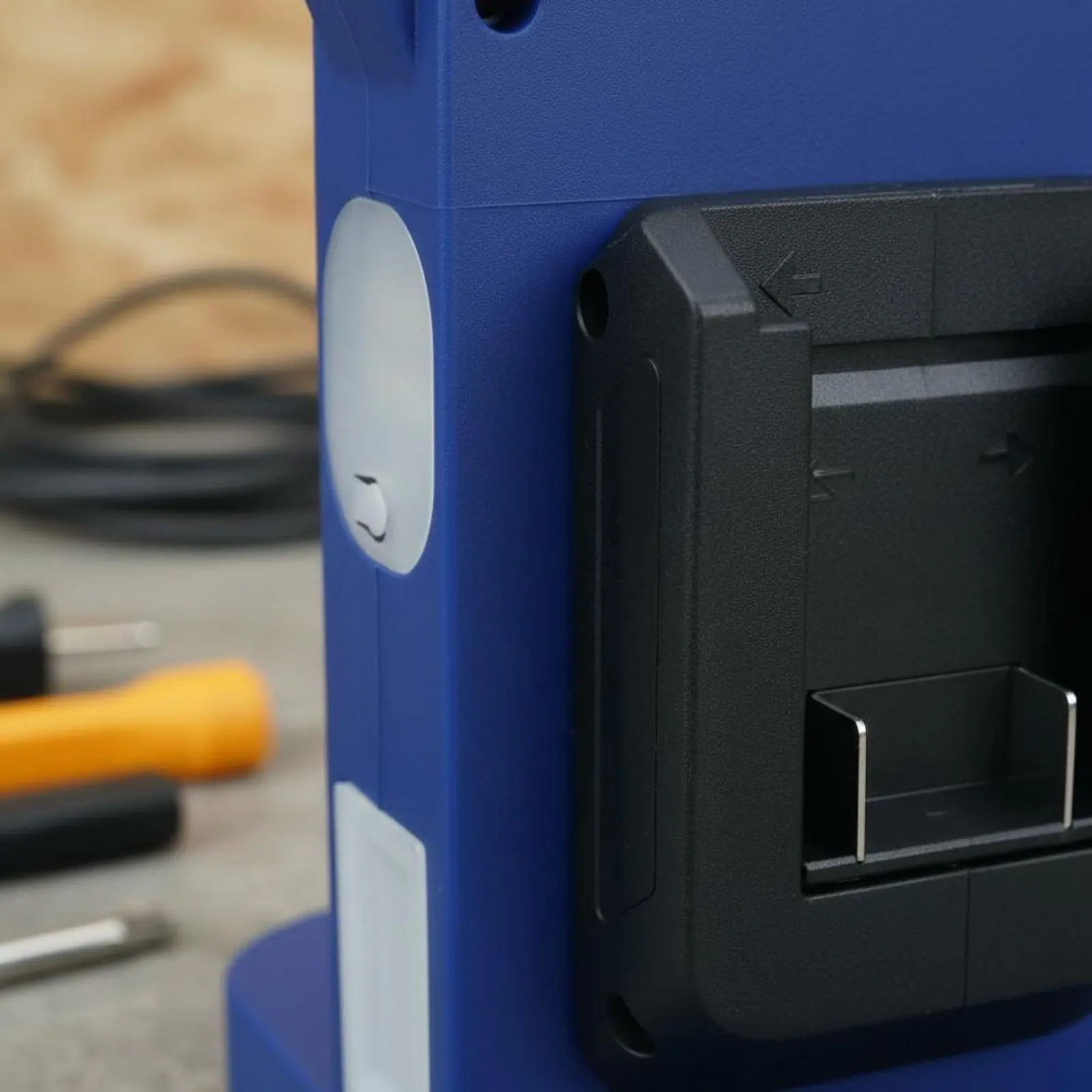 Portable Battery Converter LED Light Battery Power Adapter Safety Protection Sturdy ABS PC Material for Outdoor, Worksite