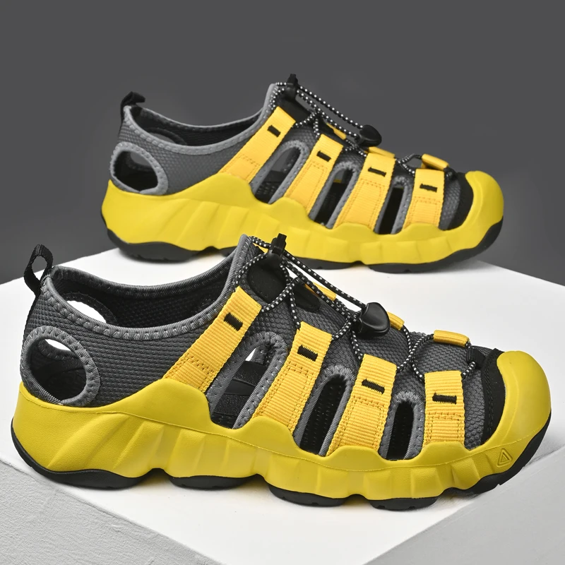 

Summer Outdoor Sandals, Men's Breathable Hiking Shoes, Water Beach Men's Sandals, Camping Rock Climbing Water Sports Shoes