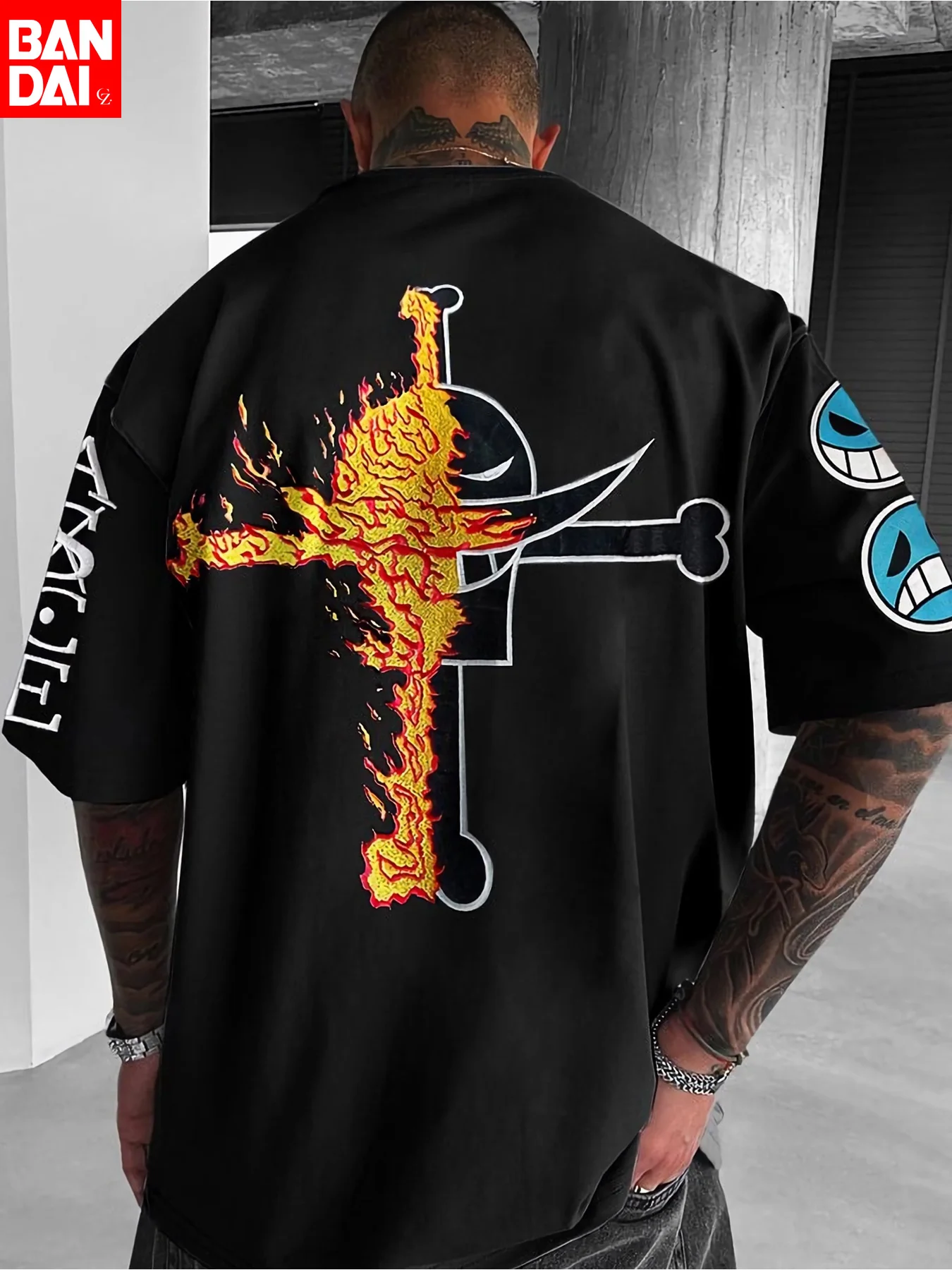 

Футболка ONE PIECE для детей, хлопковая, с принтом Луффи и Зоро, Q-версия, для мальчиков, аниме-одежда, модный принт, короткий рукав, мягкая ткань, подарок