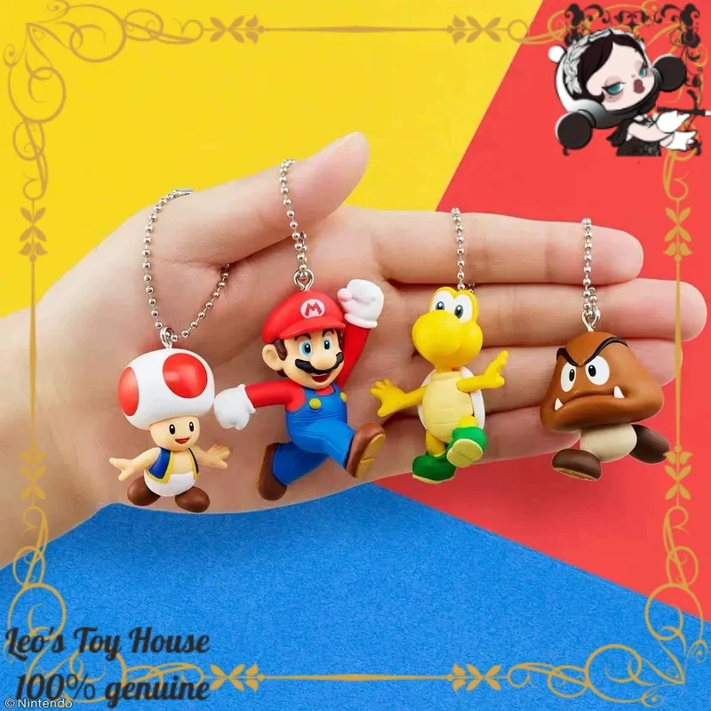 

Bandai Super Mario Candy Toy Blind Bag Mascot Charm Collection Vol.2 Random Collectible Keychain Game Themed Ornament Customized