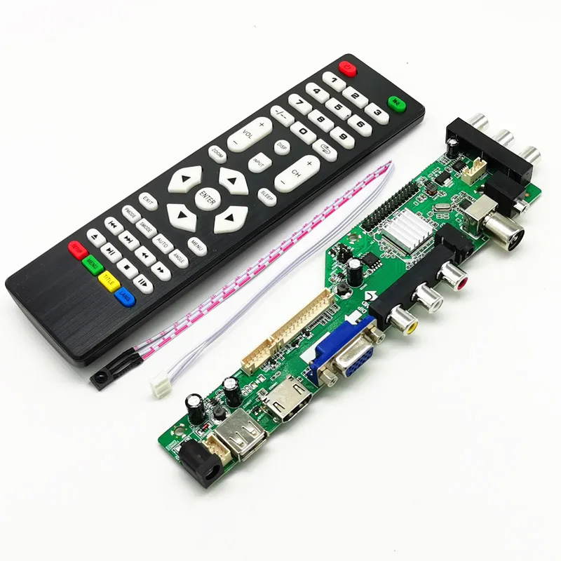 ZS.D3663LA.A8 DVB-T2 DVB-T DVB-C telewizor cyfrowy LCD/LED płyta sterownicza V56 V59 10-42 "uniwersalny kontroler telewizora LCD płyta sterownicza 3663