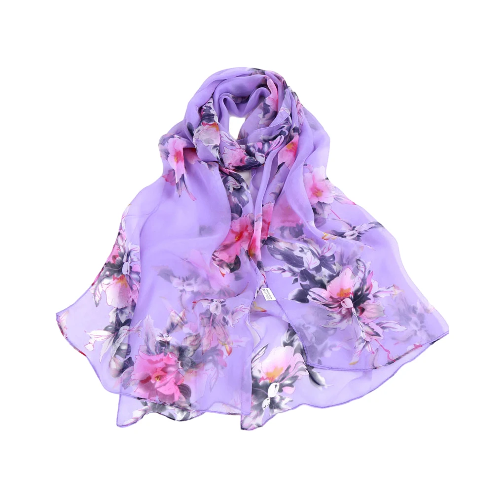 Cloth Flower Scarf Soft And Breathable Summer Accessory For Elegant And Fashionable Looks Gifts