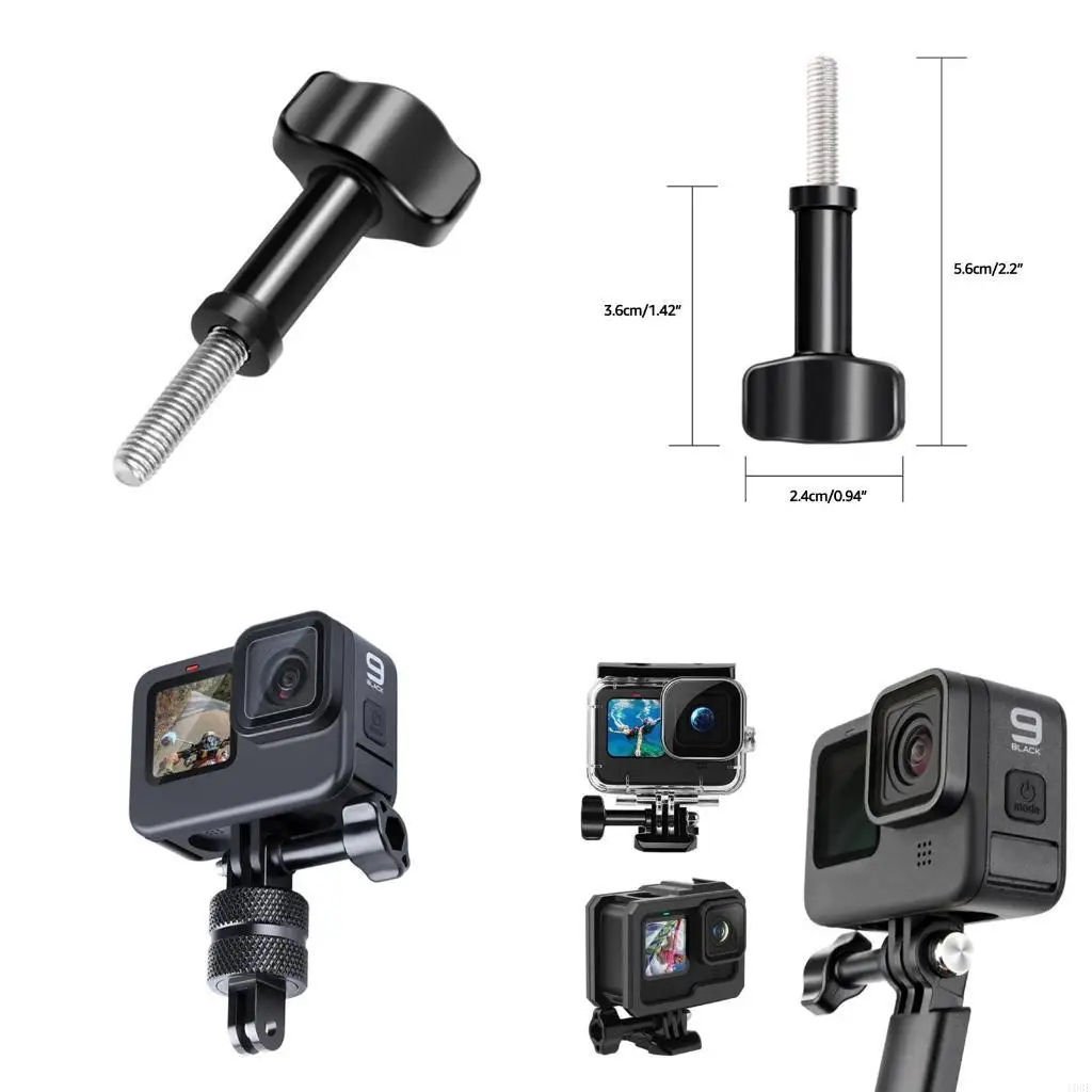 

103F 3x Metal Thumbscrew with Thumb Knob Bolt Screw Set for 10/9/8 7 360ONE R