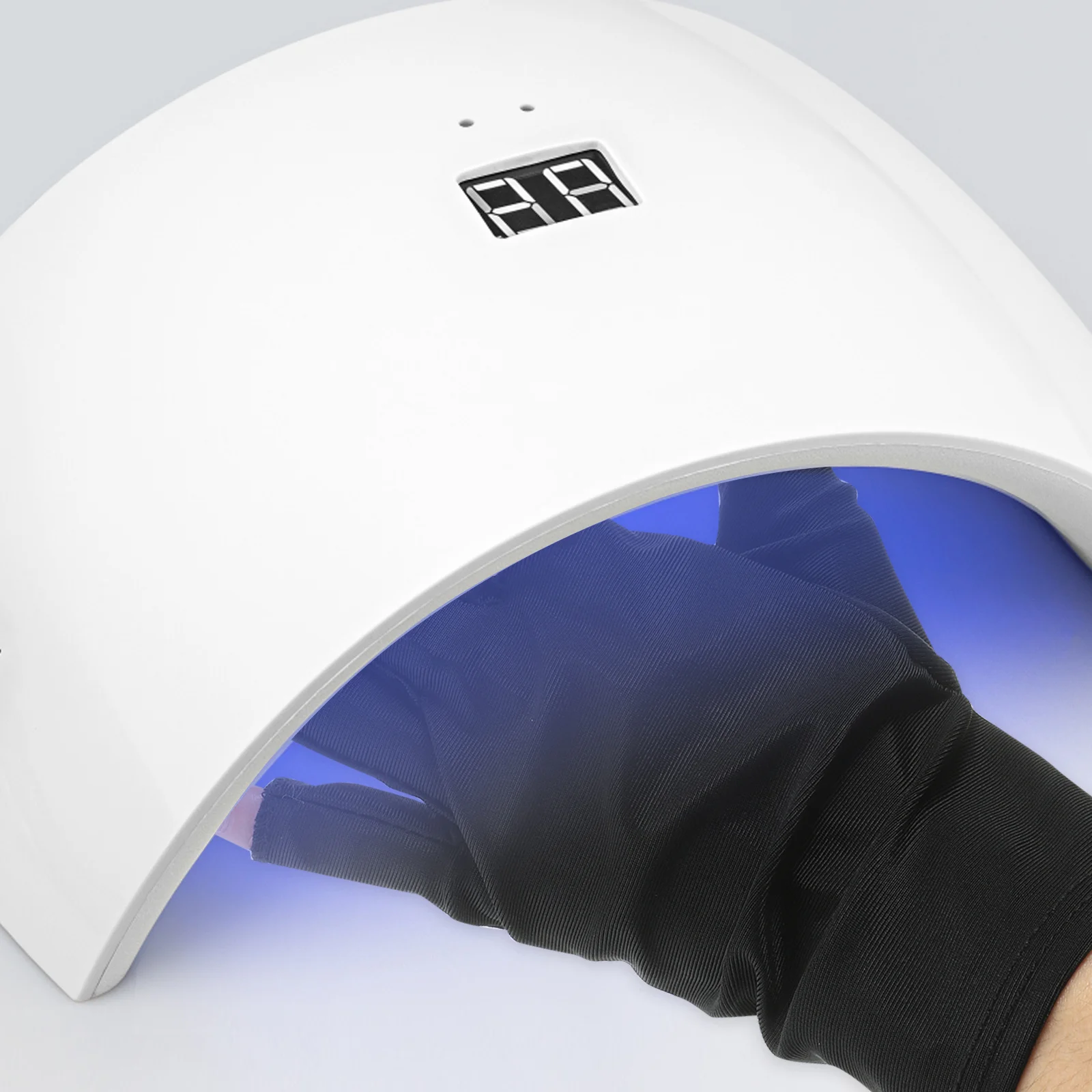 

1 Pair For Gel Nail Lamp Uv Protective Manicure Gloves Breathable Cotton Nail Art Manicure Uv Gloves Accessory