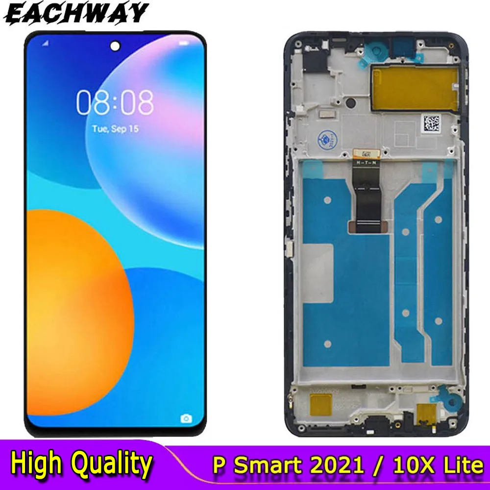 

6.67" For Huawei Honor 10X lite LCD Display Touch Screen X10 lite DNN-LX9 Y7A For Huawei P Smart 2021 LCD Screen With Frame