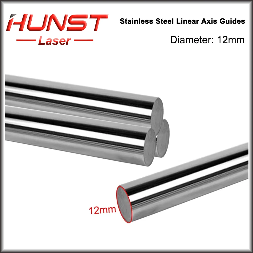 HUNST-Machine-outil à barre ronde en acier inoxydable, guide d'axe linéaire, glissière de guidage d'axe optique, diamètre le plus récent, 10mm, 12mm