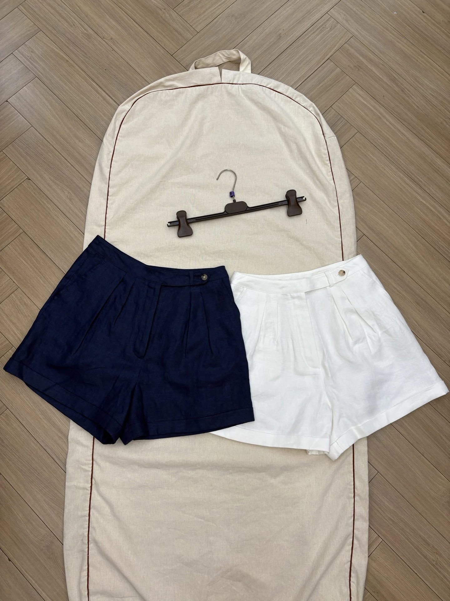 

2026 Spring/Summer Women's Casual High-Quality Fashion Linen Shorts