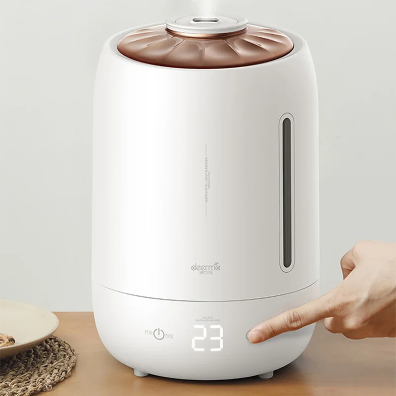 DEERMA DEM-F600 Household Air Humidifier Air Purifying Mist Maker Timing Intelligent Touch Screen Adjustable