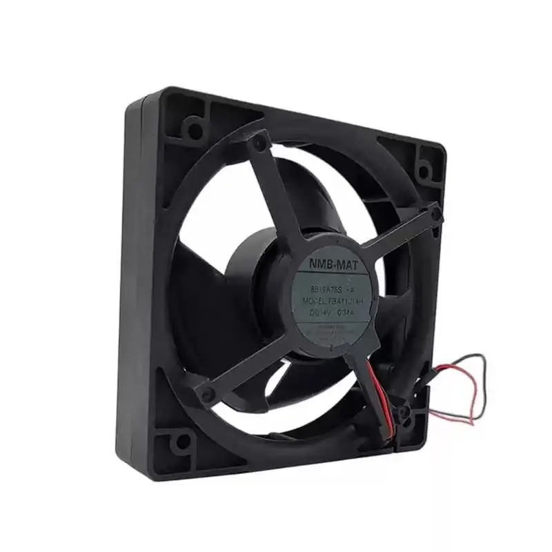 Original For NMB FBA11J14H DC 14V 0.34A 11028 110mm 11cm 2Pin Dual Ball Bearing Heavy Duty Industrial Inverter Cooling Fan