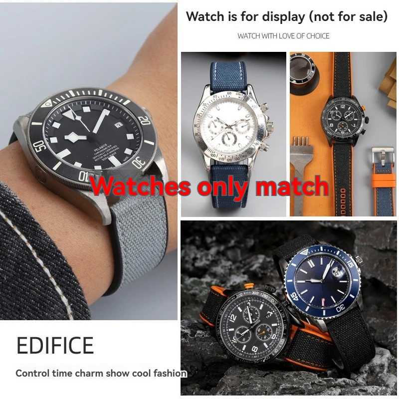 أحزمة ساعات سفلية من الجلد والمطاط ، أحزمة ساعات سريعة التحرير لساعات لونجين سييكو أوميجا ، ساعات تيسو تيميكس لكل علامة تجارية ، 20 ، 21 ، 22 ، 24