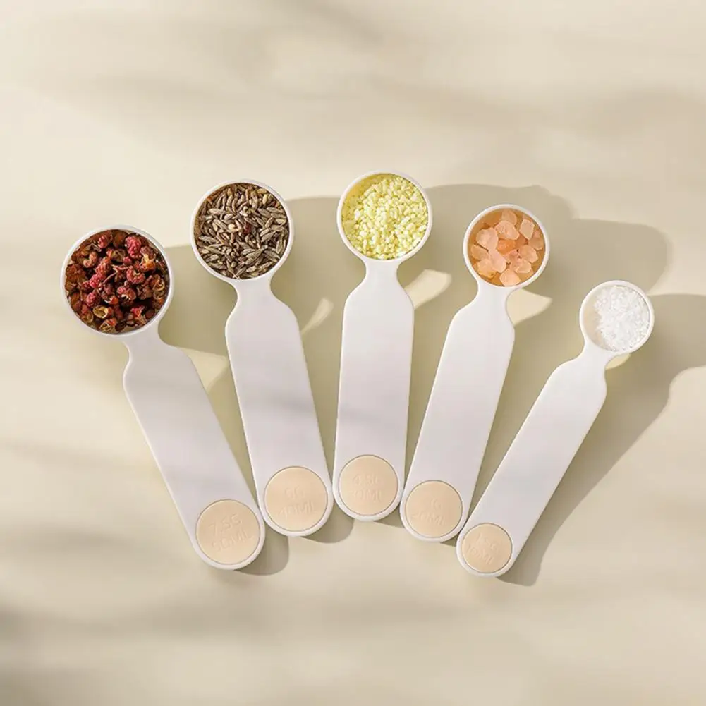 Food Grade Measuring Spoon Baby Safe Measuring Spoon 5pcs Precision Measuring Spoon Set Food-grade Pp Scoops for Coffee Baking