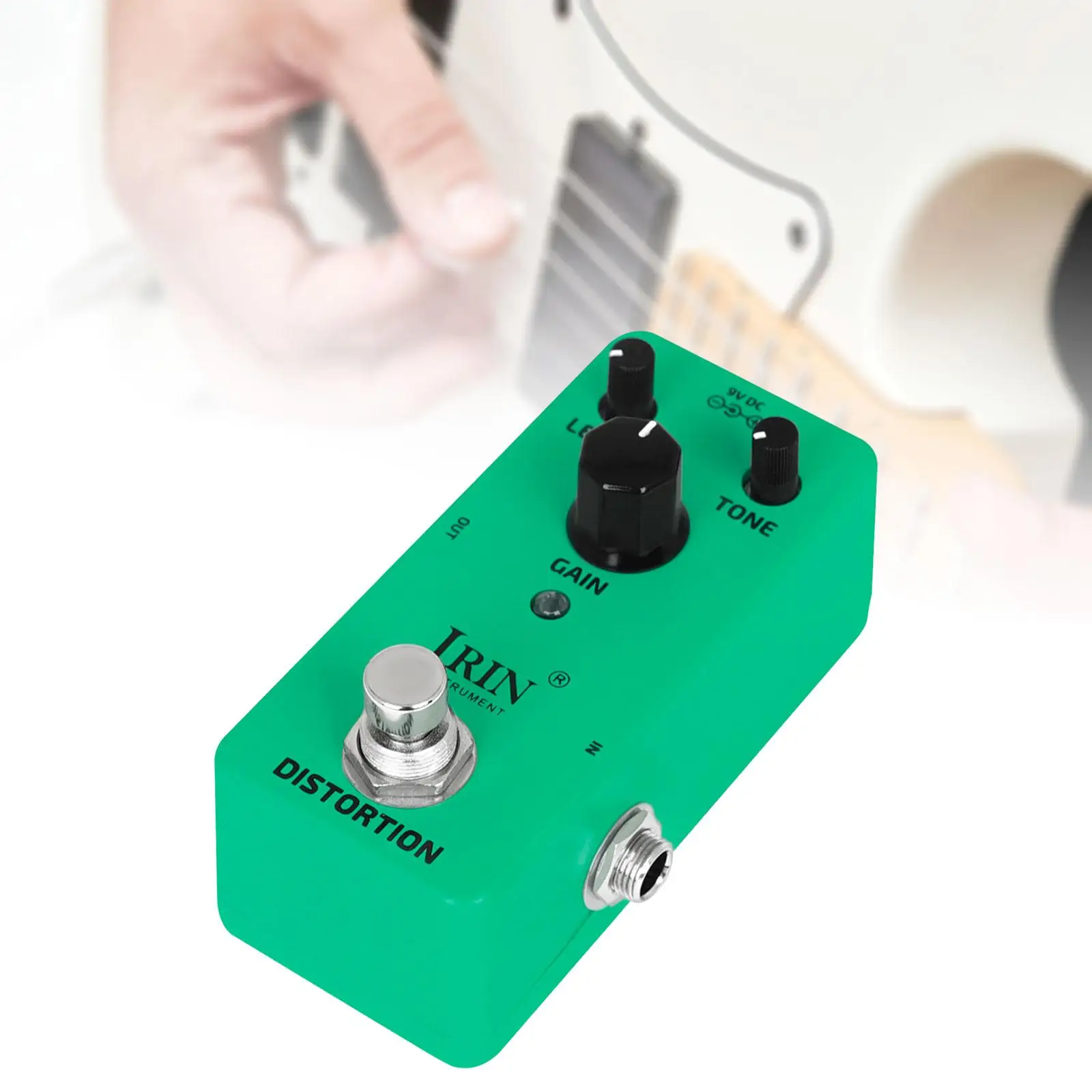 Guitar Distortion Pedal Electric Guitar Accessory Easy to Control 9V DC Guitar