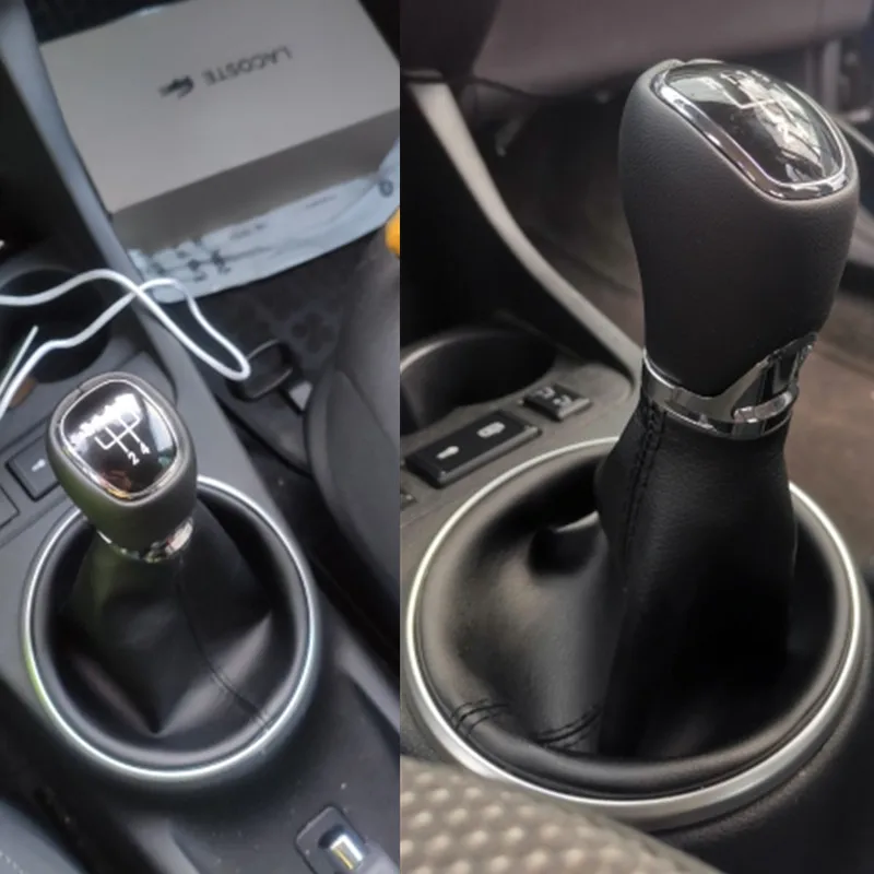 Für Skoda Fabia 2 II MK2 Combi Scout 2007 2008 2009 2010 2011 2012 2013 2014 5/6 Geschwindigkeit Getriebe Shift knob Griff Shifter Boot Abdeckung – Detail 17