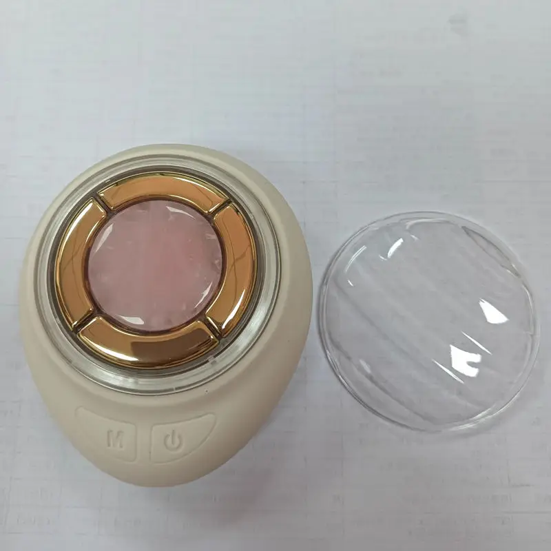 スマートライブラリケア フェイスマッサージャー 美容機器 高周波ガルバニック振動 温熱マイクロカレント 電動ジェイドローラー S