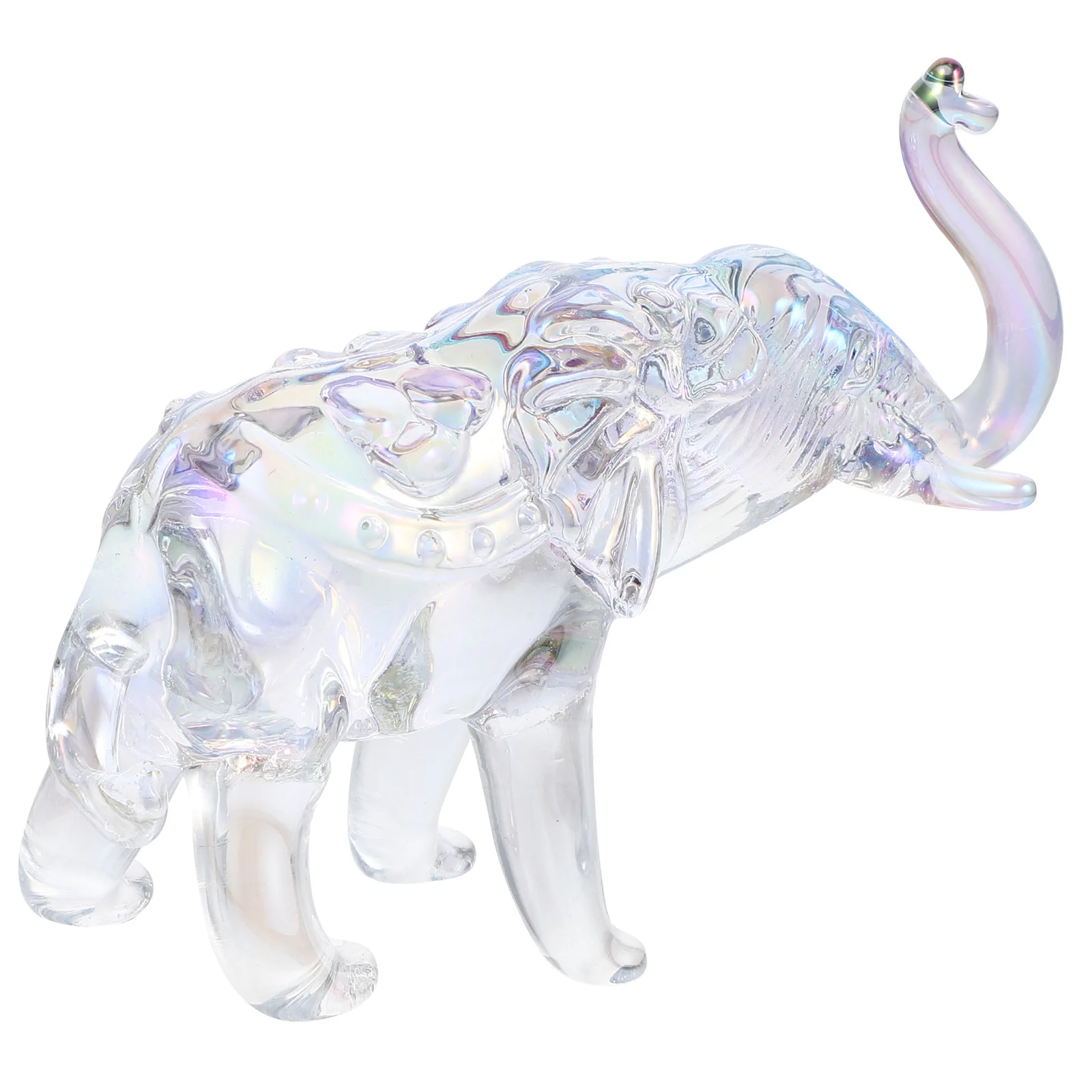 

Elephant Home Decor Statue Ornament Crystal Decoration The Animal Mini Office Desk Desktop Figurines