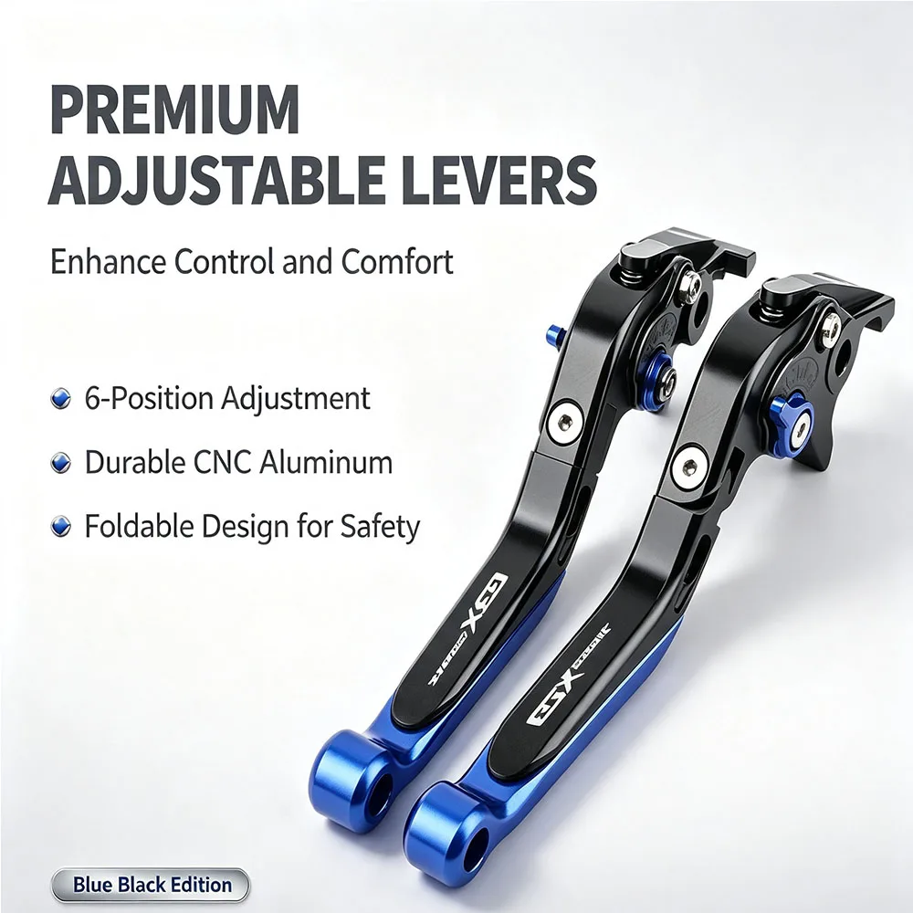 For Suzuki GSX250 GW250 DL250 GSX250R GSX 250 Motorcycle Adjustable Foldable Brake Clutch Levers CNC Aluminum Kit Set Pair
