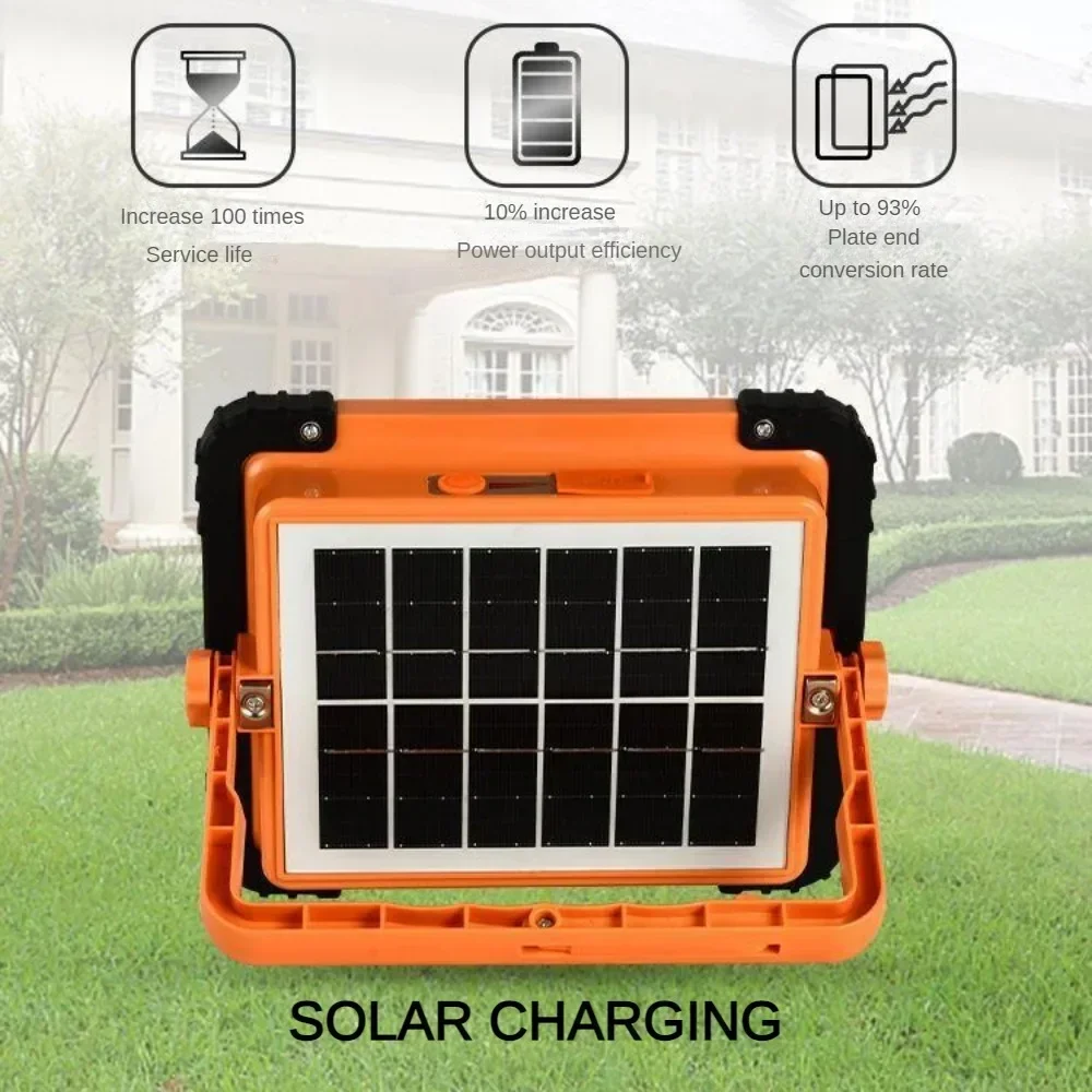 Lanternes solaires portables, budgétaire domestique, cour extérieure, chargement d'urgence, multifonctionnel, étanche, éclairage mobile