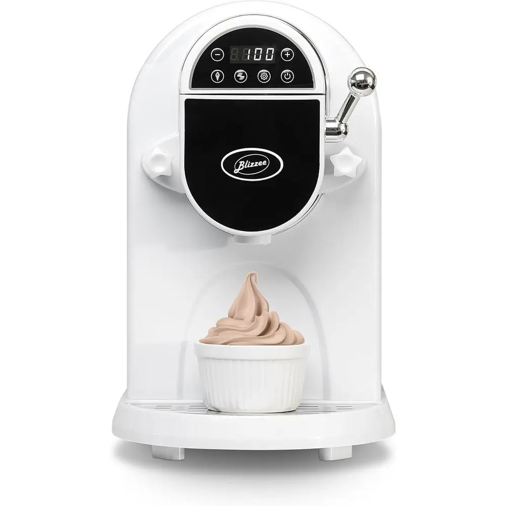 

Sot Serve Ice Cream hine 1.25Qt | No Pre-reezing Automatic Ice Cream Maker | Built-In Compror | LED Digital Display | Perect or