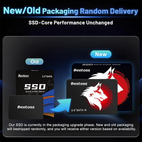 Imagen 2 del producto Bestoss SSD 2,5 pulgadas SATA 3,0 120GB 128GB 240GB 256GB 288GB 480GB 512GB 1TB SSD discos duros disco