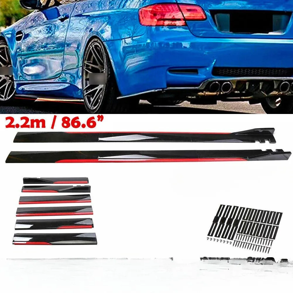 

2.2m/86.6'' Side Skirt Rocker Panel Splitter Lip For Jeep Grand Cherokee SRT / 8 United States