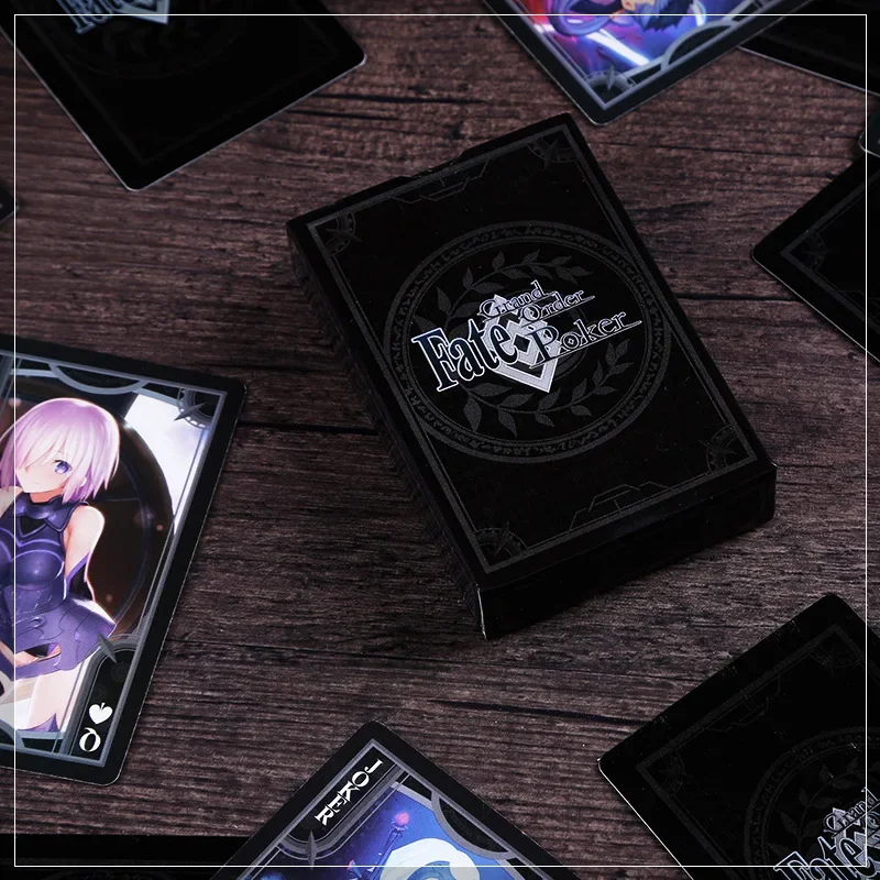 1 set NEW Fate / Grand Order FGO Playing Cards FGO Surrounding Cards Saber picture poker Cartoon toys gift