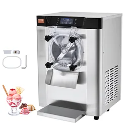 SucceBuy 4.5L Commercial Ice Cream Machine 1713W Single Flavor Countertop Hard Serve IceCream Maker for Restaurant Snack Bar