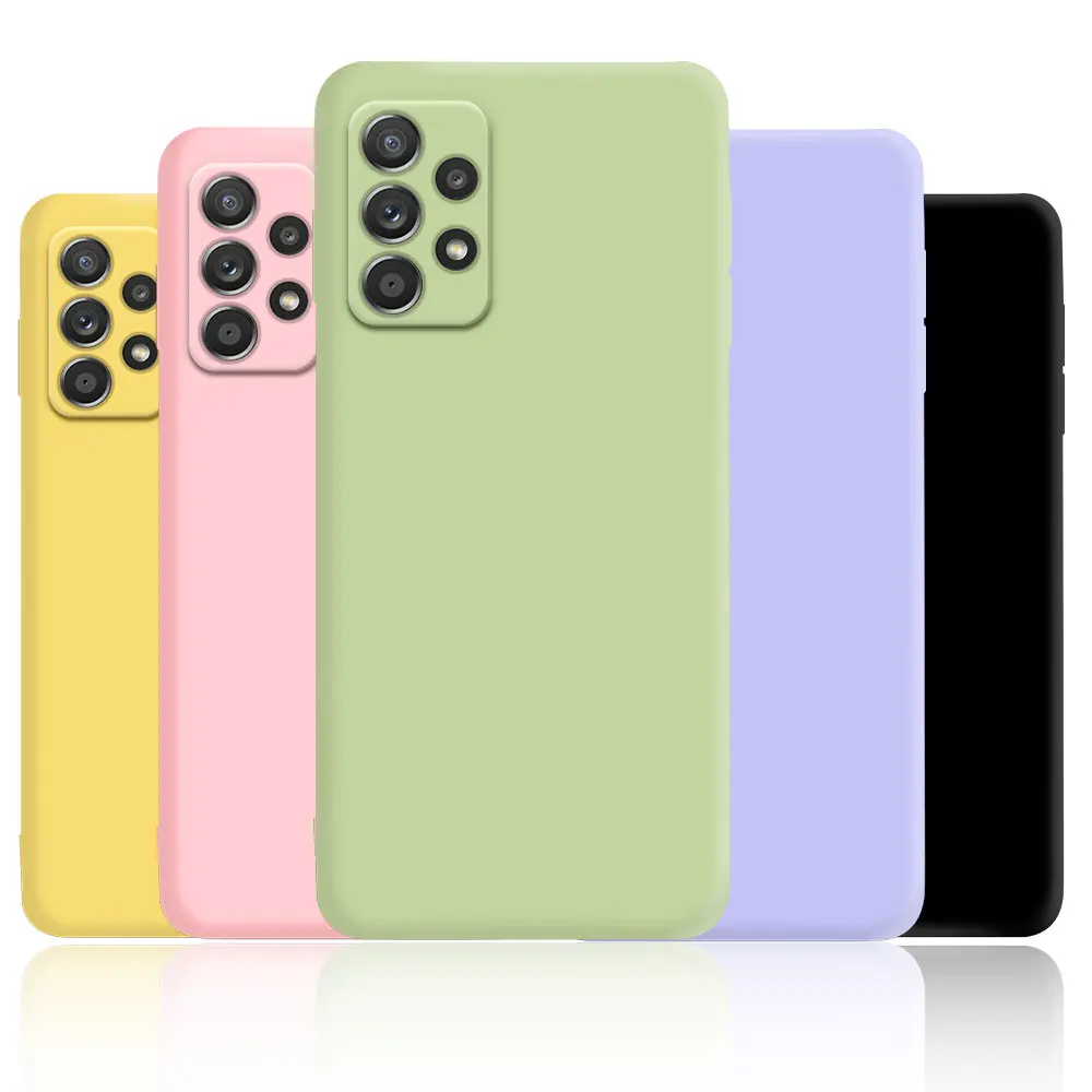 Flüssigsilikon-Schutzhülle für Samsung Galaxy A33 A53 A73 A12 A22 A32 A52 A72 A13 A23 A14 A15 A24 A34 A54 A25 A35 A55 Abdeckung