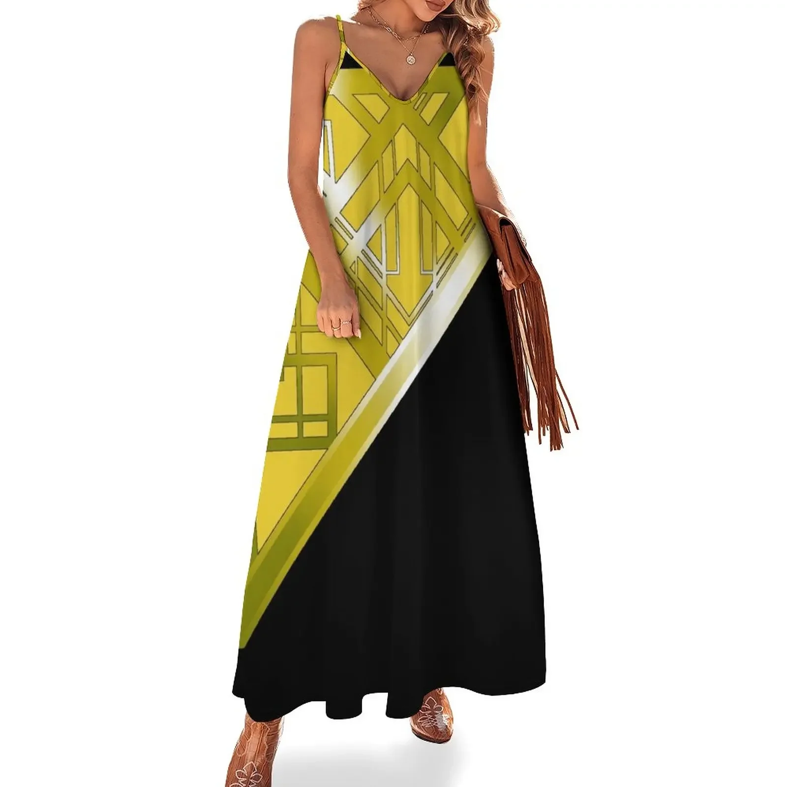 

Terran-Tee Sleeveless Dress Long veiled dresses Elegant gowns dresses korean style Dress