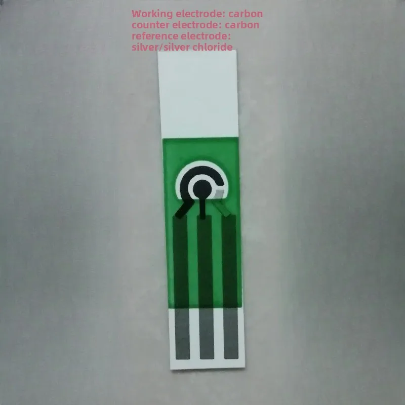 Screen-Printed Carbon 3-Electrode Sensor - Flexible Wearable Electrochemical Electrode