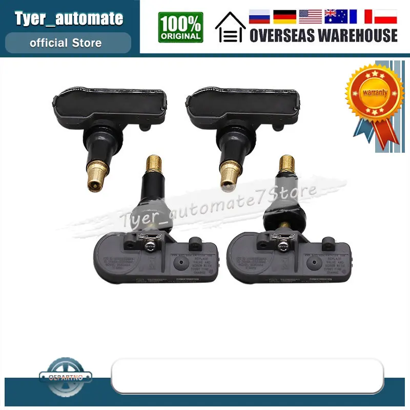 4PCS Tire Pressure Monitor Sensor For Buick Envision Cadillac CT6 Escalade Equinox Tahoe GMC Terrain Yukon Sierra 1500 13528566 view 5