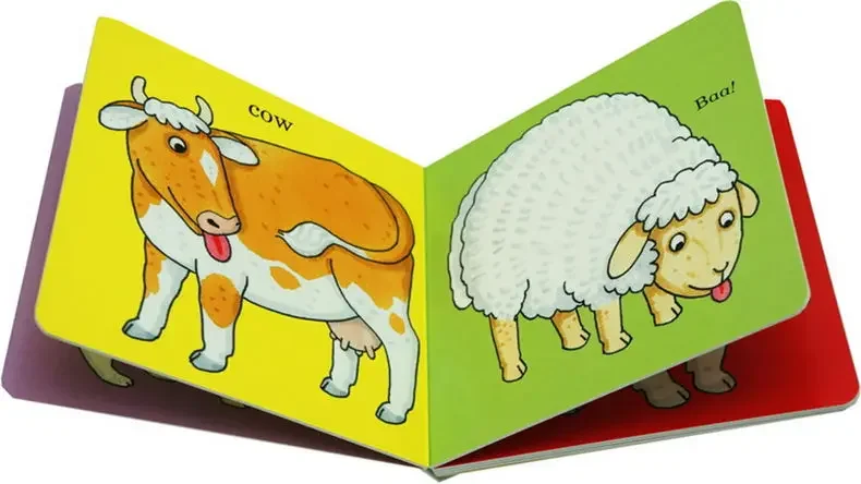 Farm Animals  Rod Campbell, Baby Children's books aged 1 2 3, English picture book 9781481449847