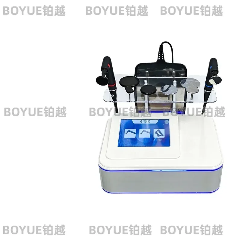 448KHz Unipolar CET RET Indiba Tecar Physiotherapy Device EMS Muscle Massage Machine for Sports Recovery Pain Relief Body
