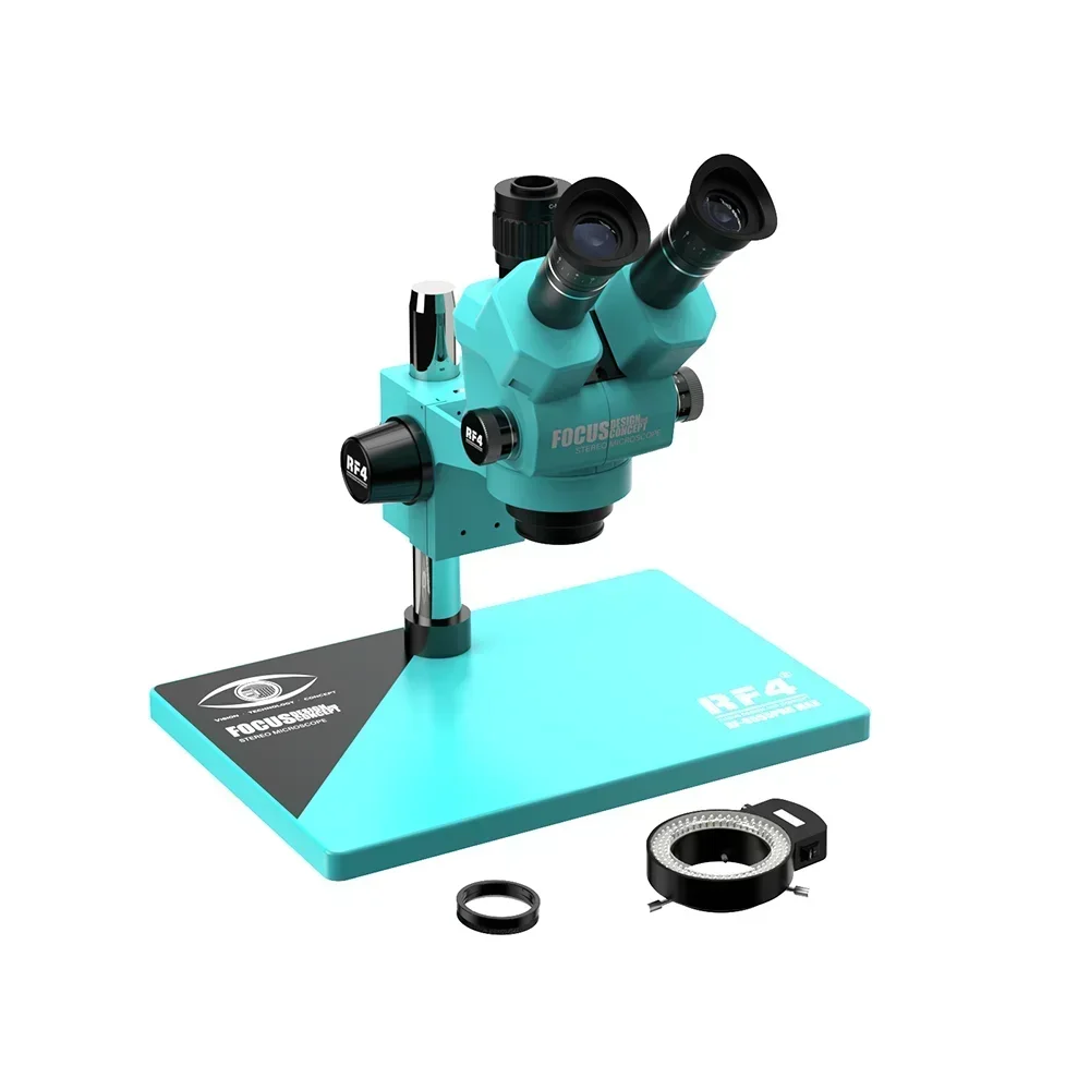 

Trinocular Microscope RF4 6555PRO MAX Continuous 6.5X-55X Steel 144 LED Ring Light Mobile Phone Accessories Digital Microscope