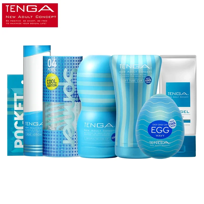 Tenga Minze coole Ausgabe Original coole Serie Mastur bator Vakuum coole Tasse Eier tasche Muschi für Männer Sex Eier weiche enge Tasche