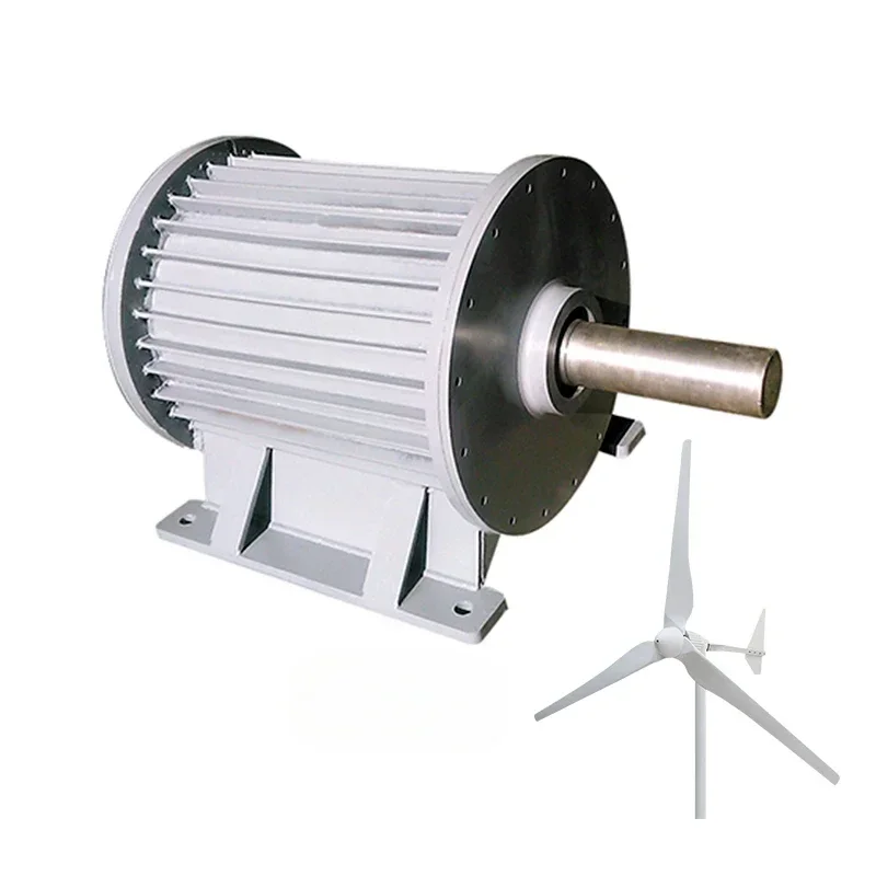 Wind turbine using rare earth permanent magnet three-phase alternator magnetic power generator 20kw generator